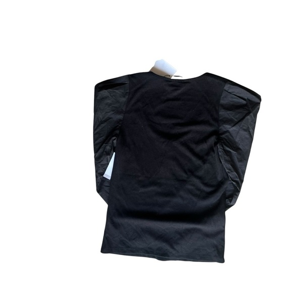 Joie Nadine Long Sleeve Top NWT Women’s size XS Cavier Black - Picture 6 of 9